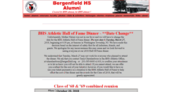 Desktop Screenshot of bergenfieldalumni.org